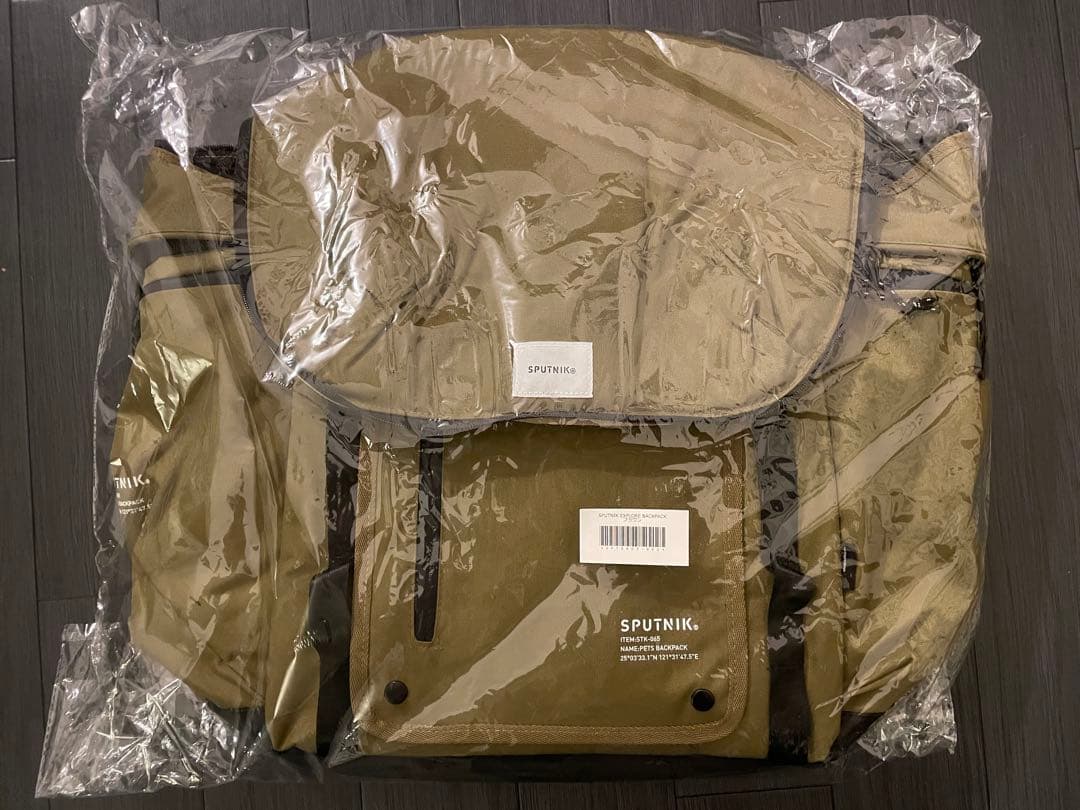 k*認様 SPUTNIK ブラウン 犬用キャリーバックパック (新品未使用)