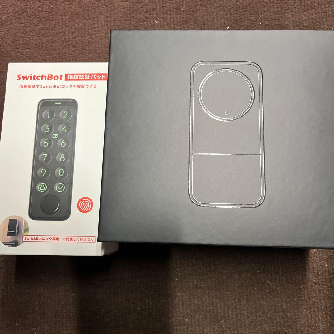 SwitchBot ドアロックProセット　鍵盤パッド 指紋認証