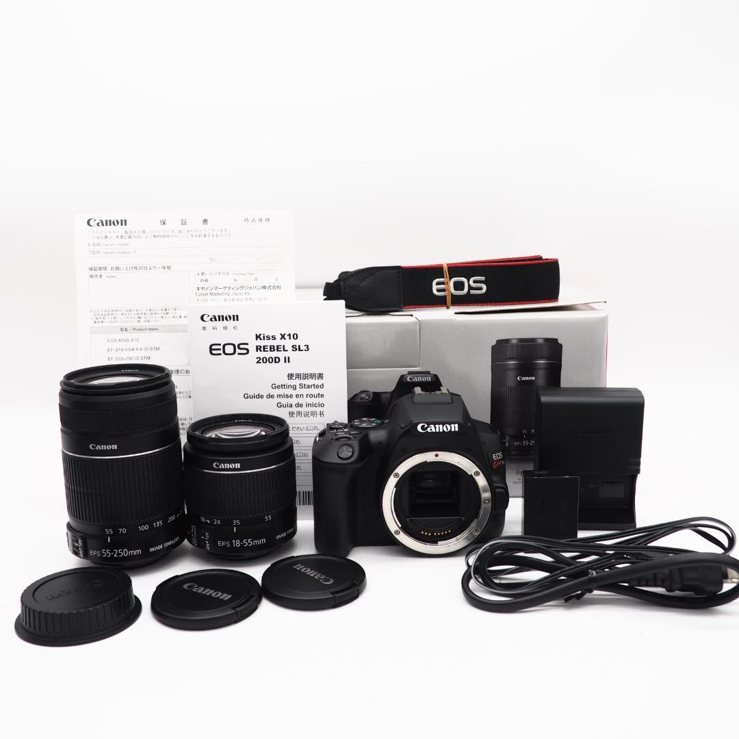 【ショット数5000回未満】Canon EOS KISS X10 ダブルレンズ