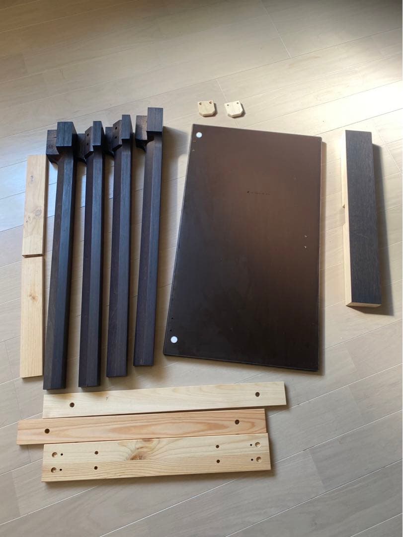 【美品、送料込み】IKEA EKEDALEN テーブルと椅子2個セット