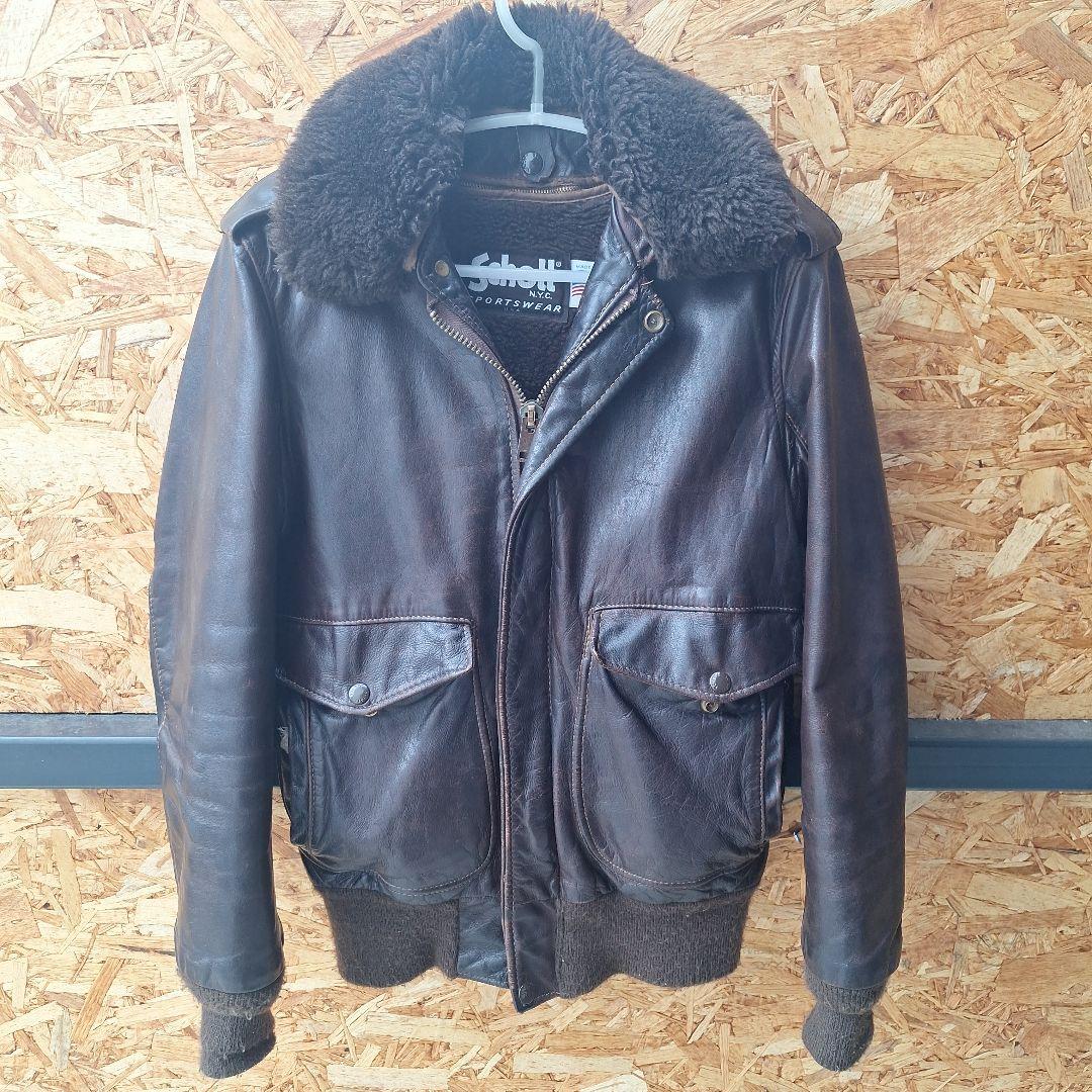 SCHOTT レザージャケット　フライトジャケット 184SM G-1アメカジ