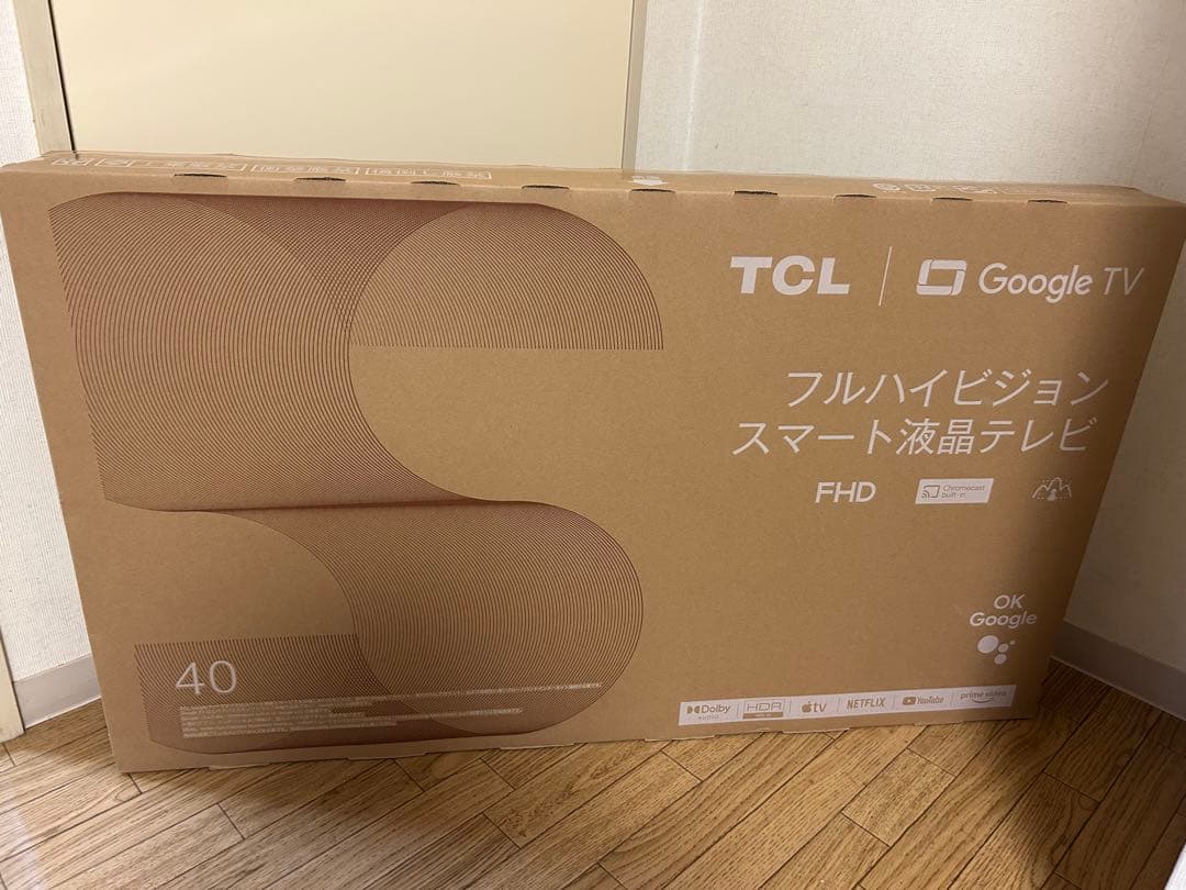 ジ*ス様 【新品】TCL 40V FHD Googleスマート液晶テレビ