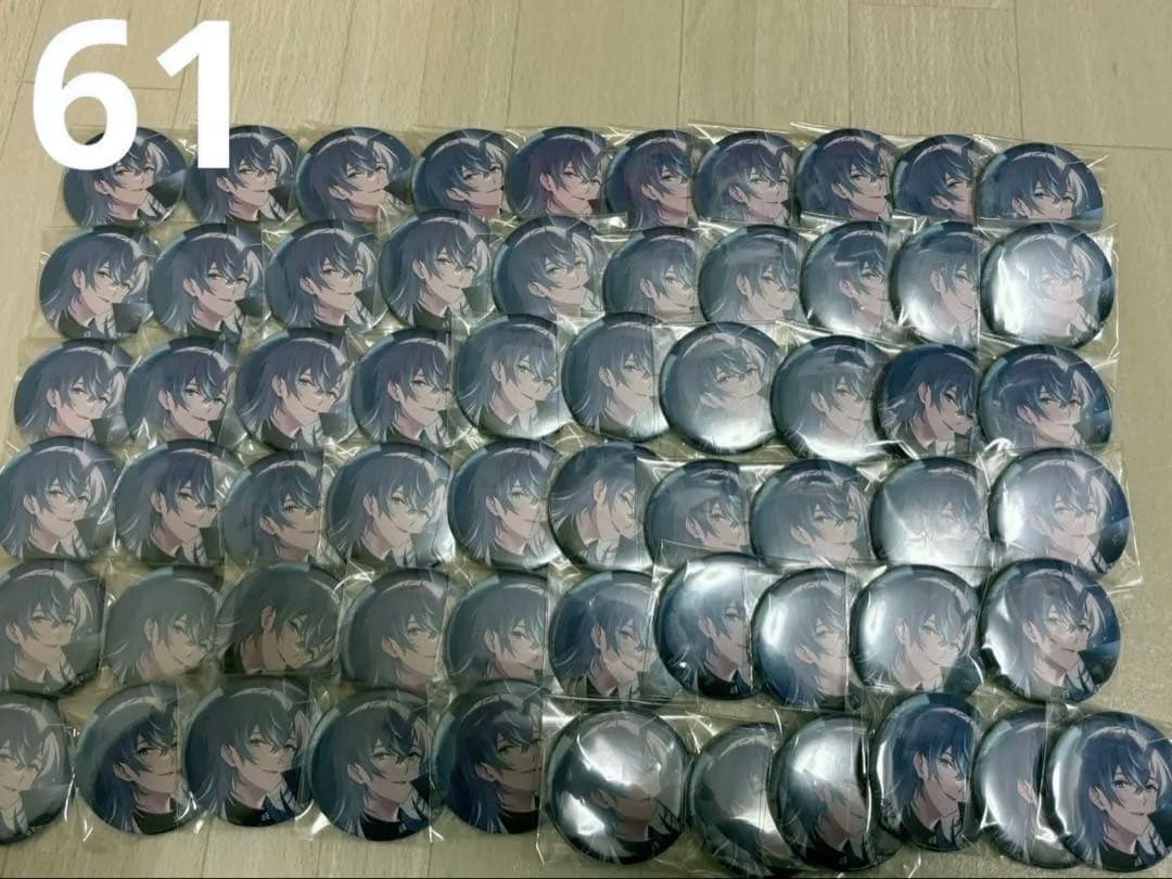 にじさんじ 星導ショウ 誕生日 缶バッジ 61点