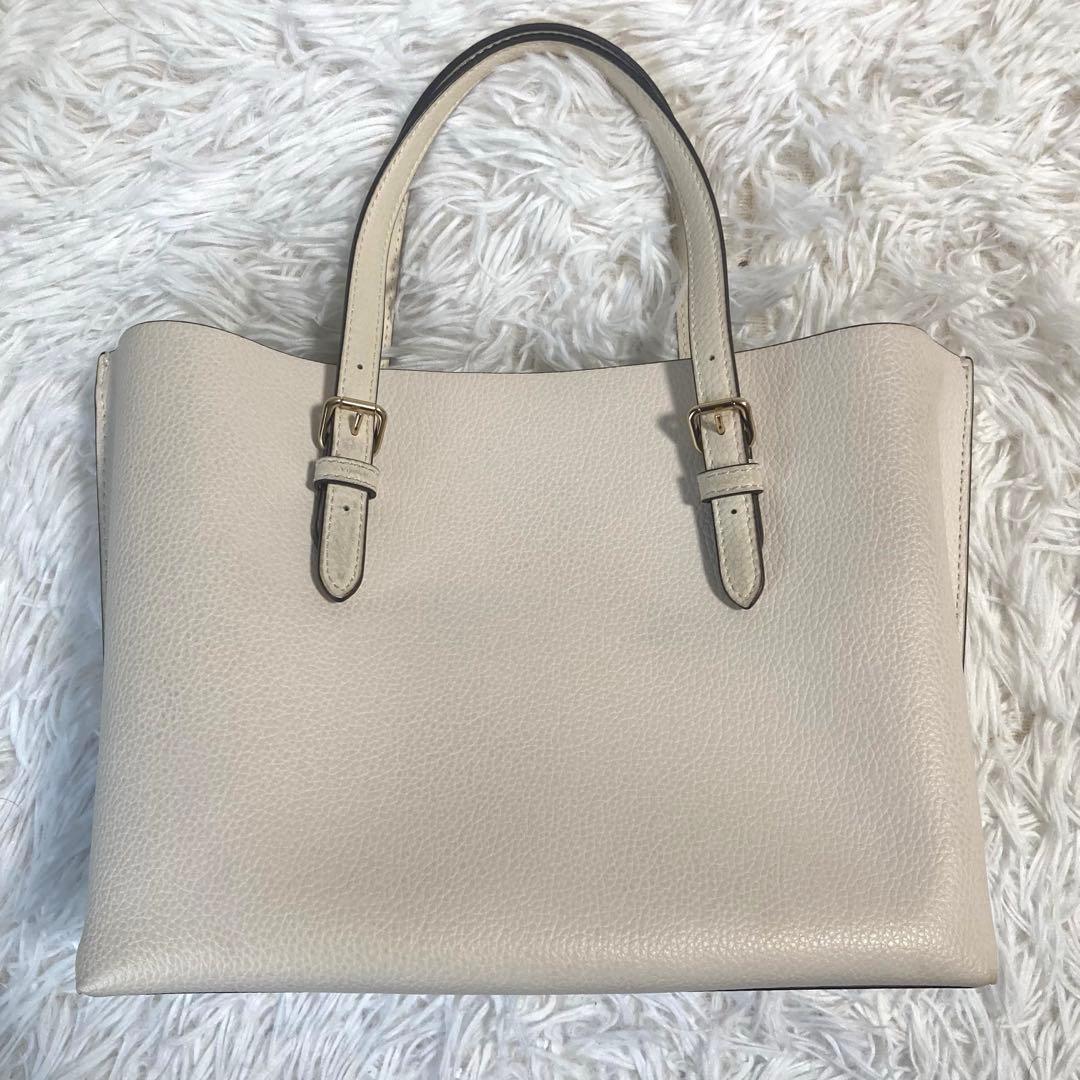 極美品　現行　コーチ　ショルダーバッグ　2way　モリー トート 25　レザー