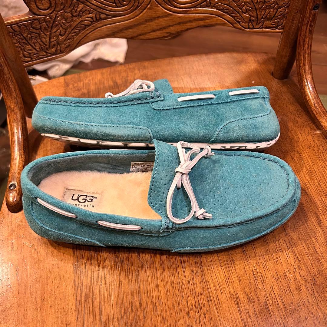 【極美品】UGG M CHESTER 26㎝UGG ターコイズ モカシン