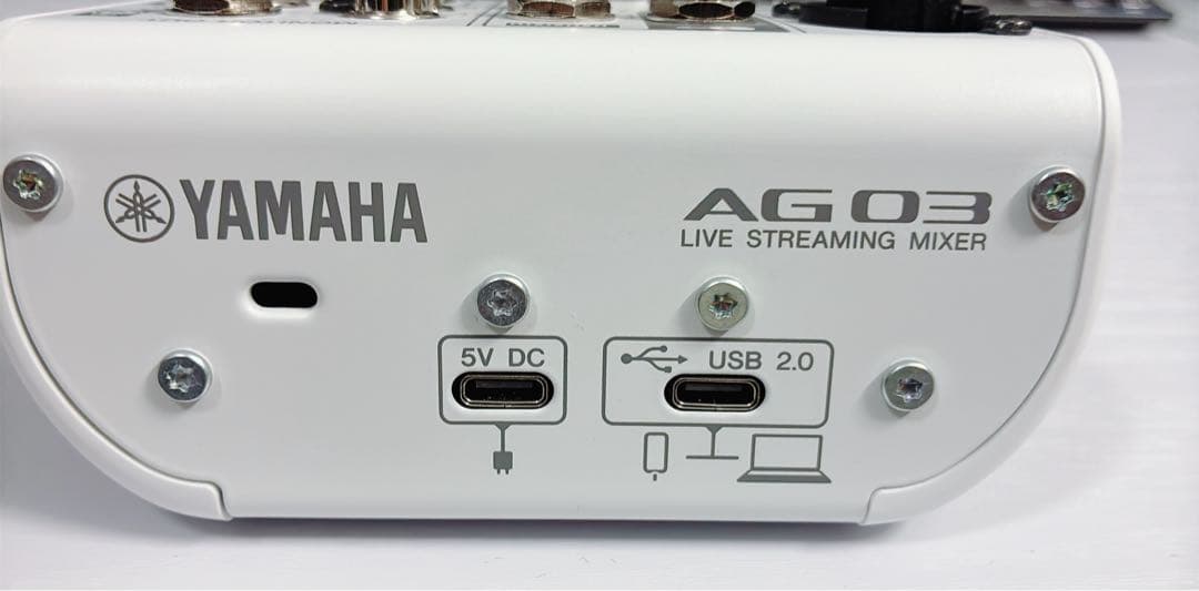 DTM・DAW Yamaha AG03 MK2 + audio-technica AT2020