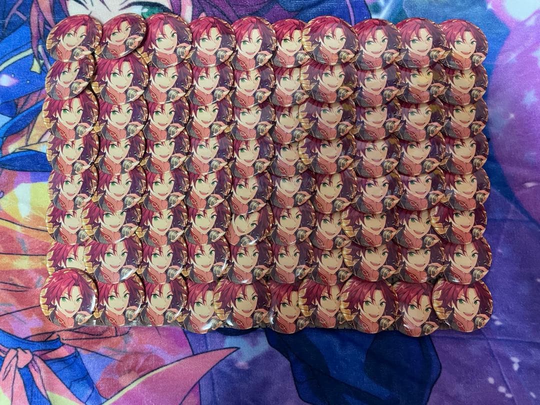 あんスタ 衣更真緒 缶バッジ フィーチャー2 idol 80点まとめ売り