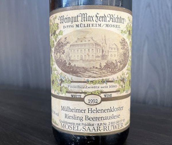 古酒・放出品！１９９２年★ミュルハイマーヘレンクロスターベーレンアウスレーゼ★