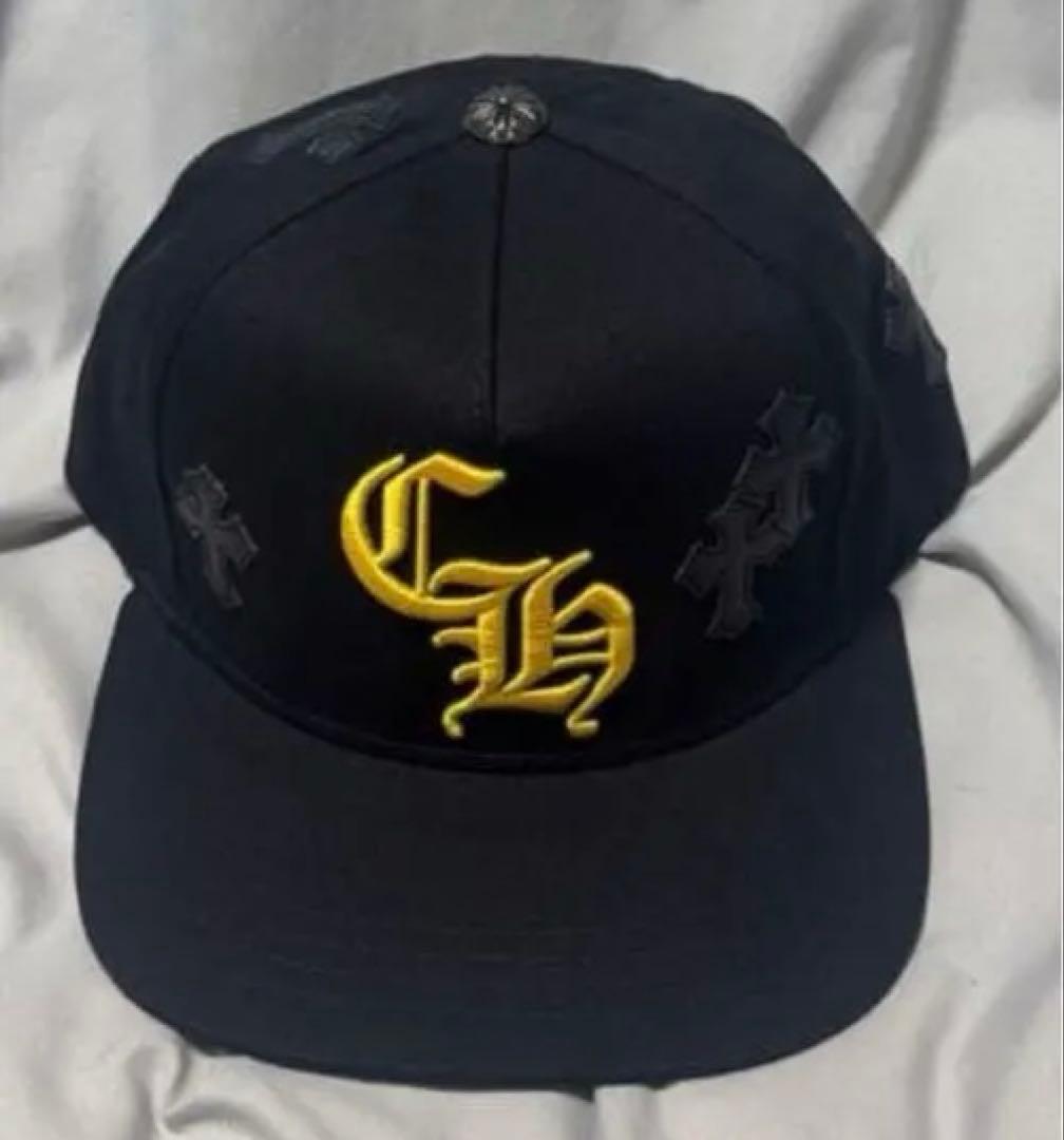 CHROME HEARTS ロゴ刺繍　ベースボールキャップ