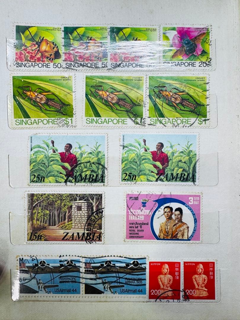 切手アルバム 多国籍コレクション