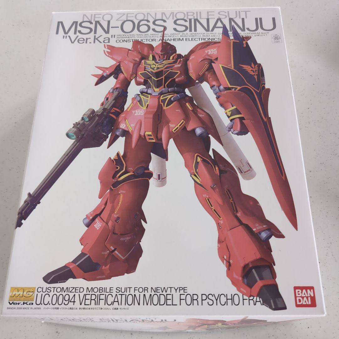 ガンプラ 1/100 MG Ver.Ka シナンジュ 非売品バズーカ付属