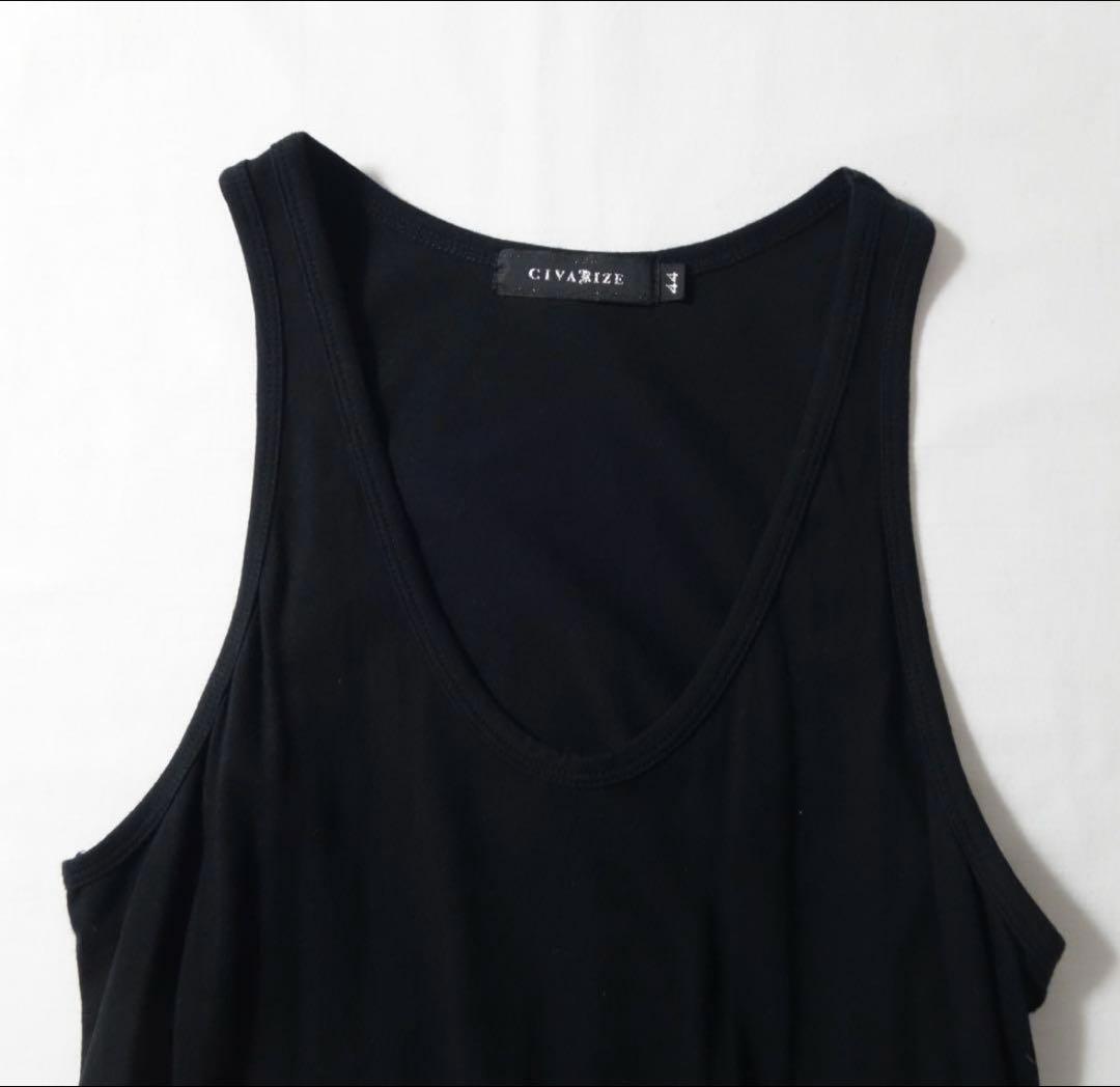 トップス 00s Civarize Layered Damage Destroy Tank