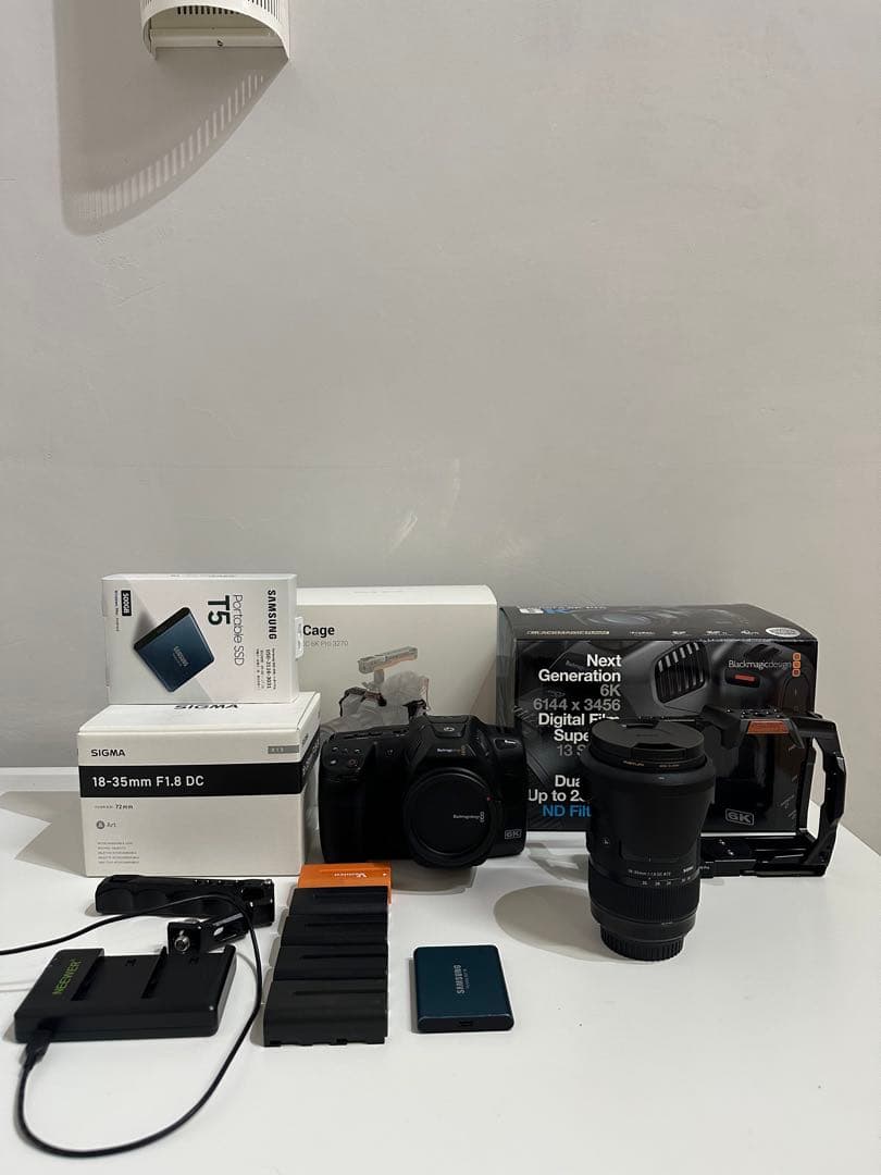 レイ　Blackmagic Design 6K pro &SIGMA