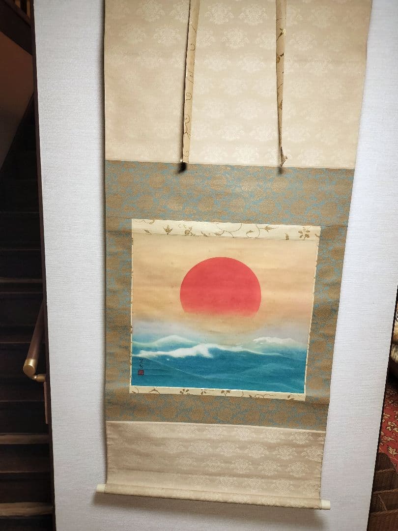 掛け軸、三輪晁勢