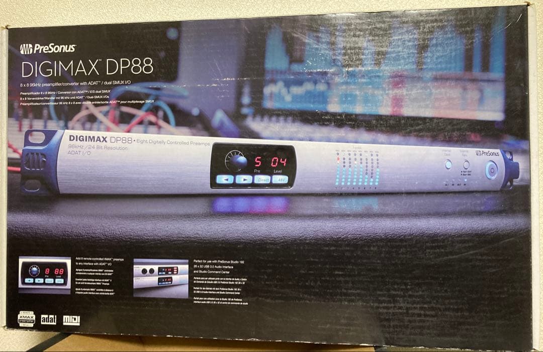 配信機器・PA機器・レコーディング機器 Presonus DIGIMAX DP88 8ch MicPre adat