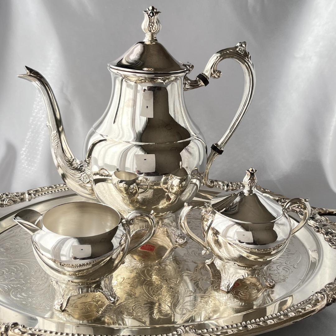 【F.B.Rogers】ティーセット 3点 ティーポット