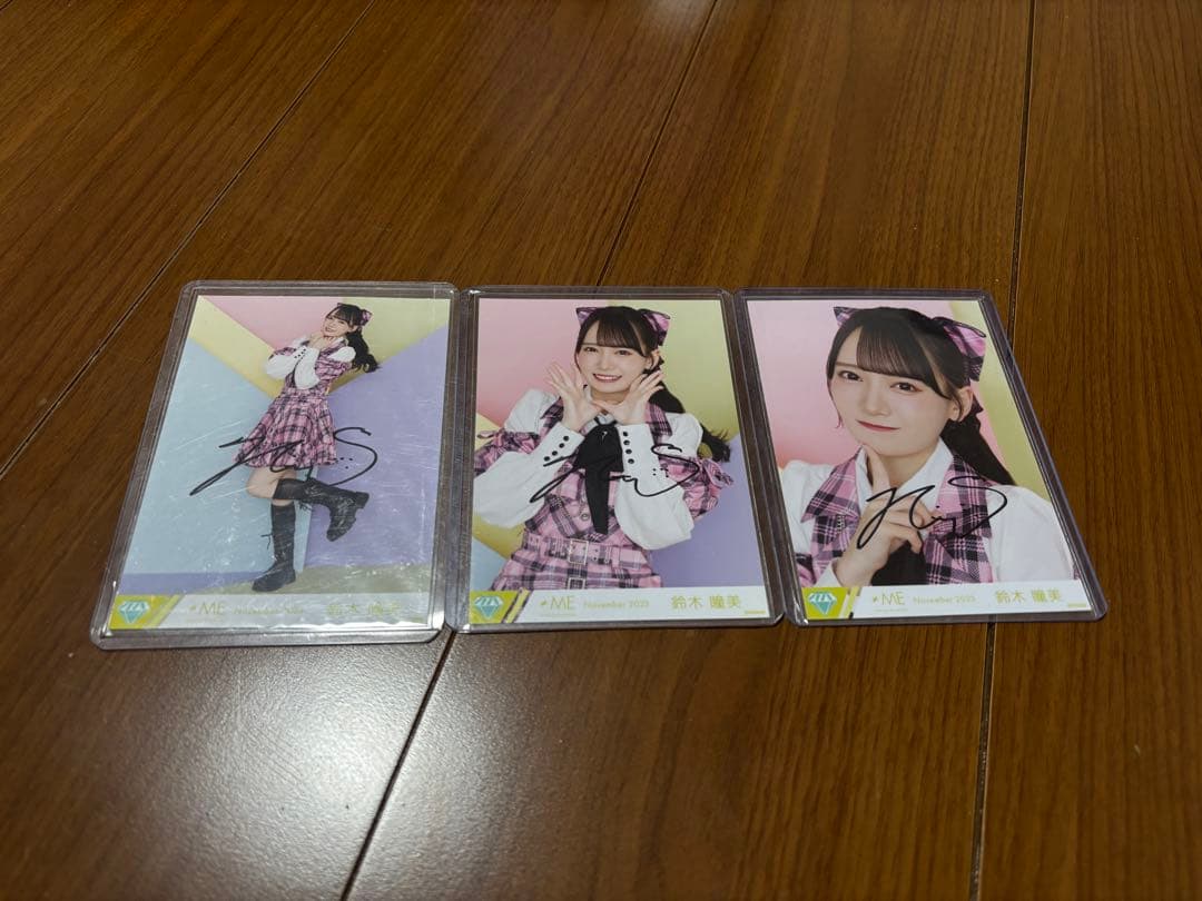 ノットイコールミー　ノイミー　鈴木瞳美　生写真　直筆 コンプ 武道館衣装