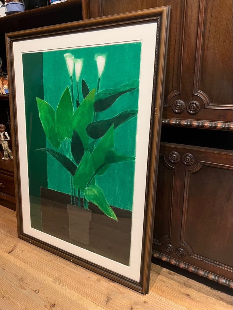 ベルナール カトラン リトグラフ ポスター 欄 絵画 額縁 アート インテリア