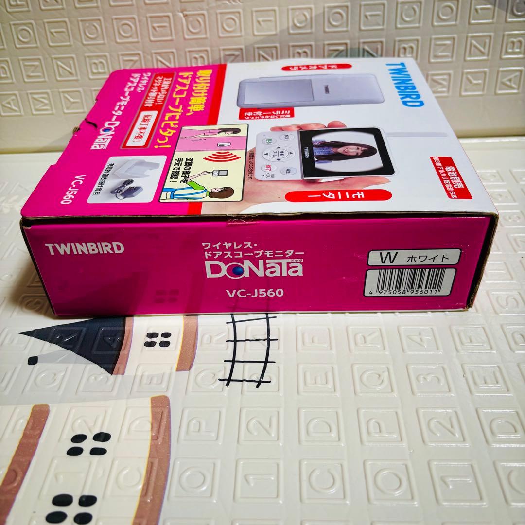 【TWINBIRD】ワイヤレス　ドアスコープ　モニター VC-J560 ドナタ
