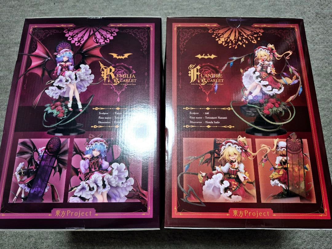 東方Project レミリア フランドール フィギュア タペストリー セット