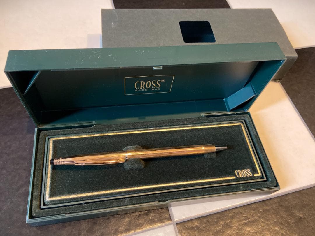◇クロス CROSS ボールペン 14KT GOLD 筆記体 ヴィンテージ◇