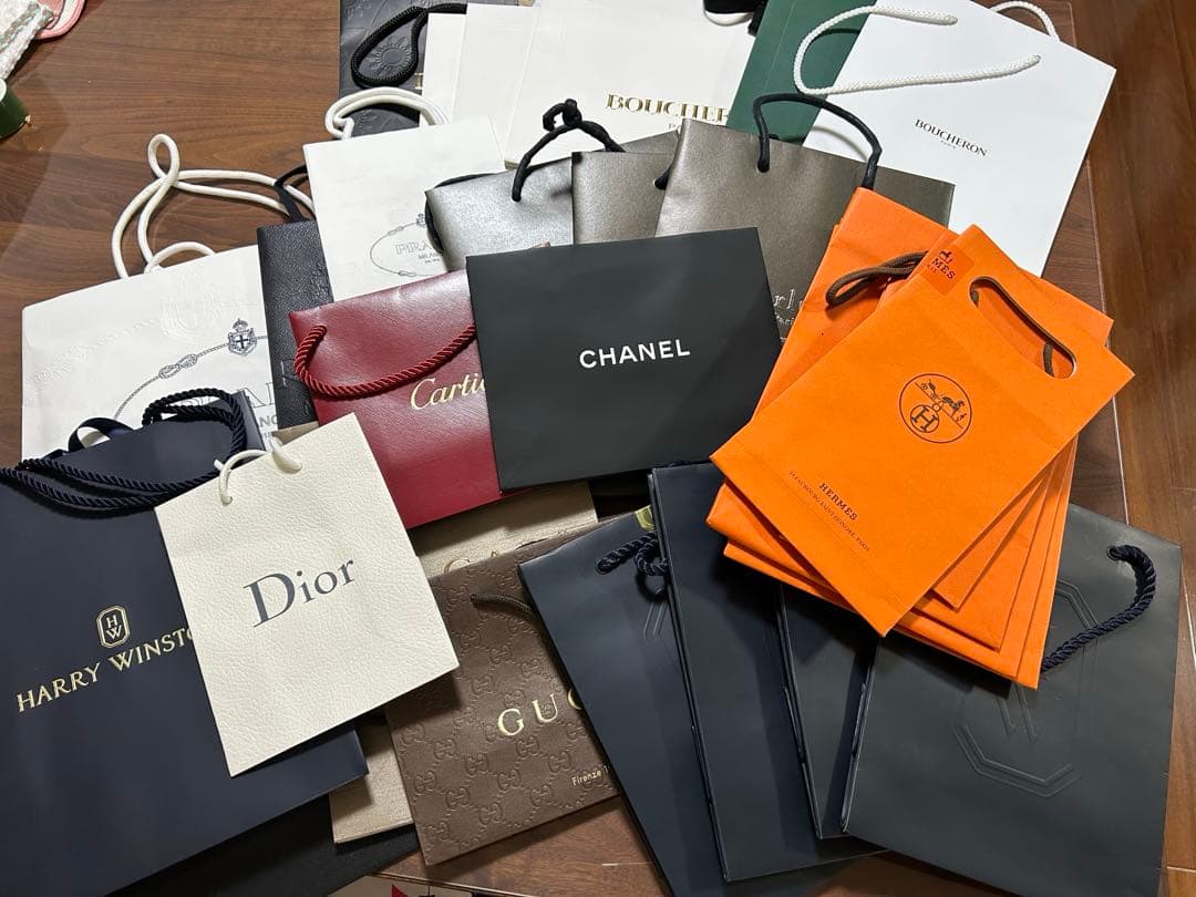 ブランドショッピングバッグセット