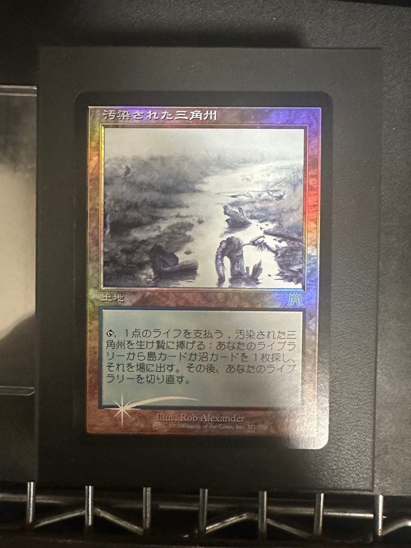 汚染された三角州　日本語　初版　foil