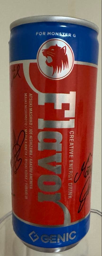 GENIC flavor 缶　直筆サイン入り