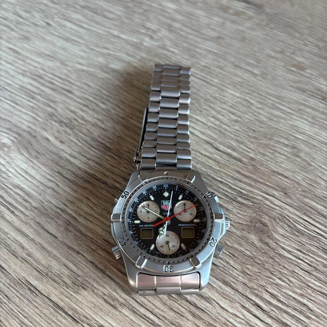 タグホイヤー プロフェッショナル メンズ腕時計クォーツ防水