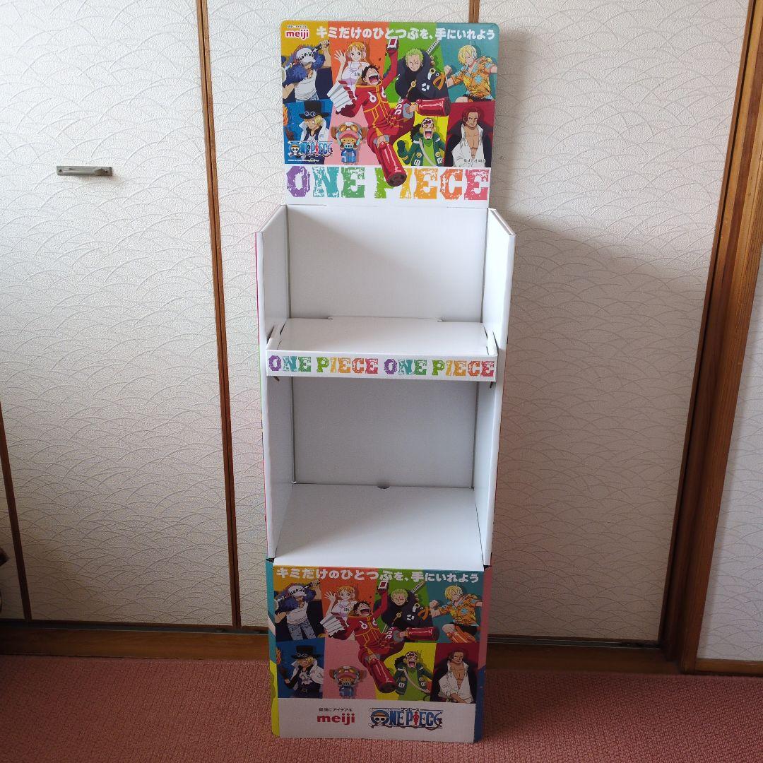 オマケ付き　明治非売品　ワンピースフロア什器×1台