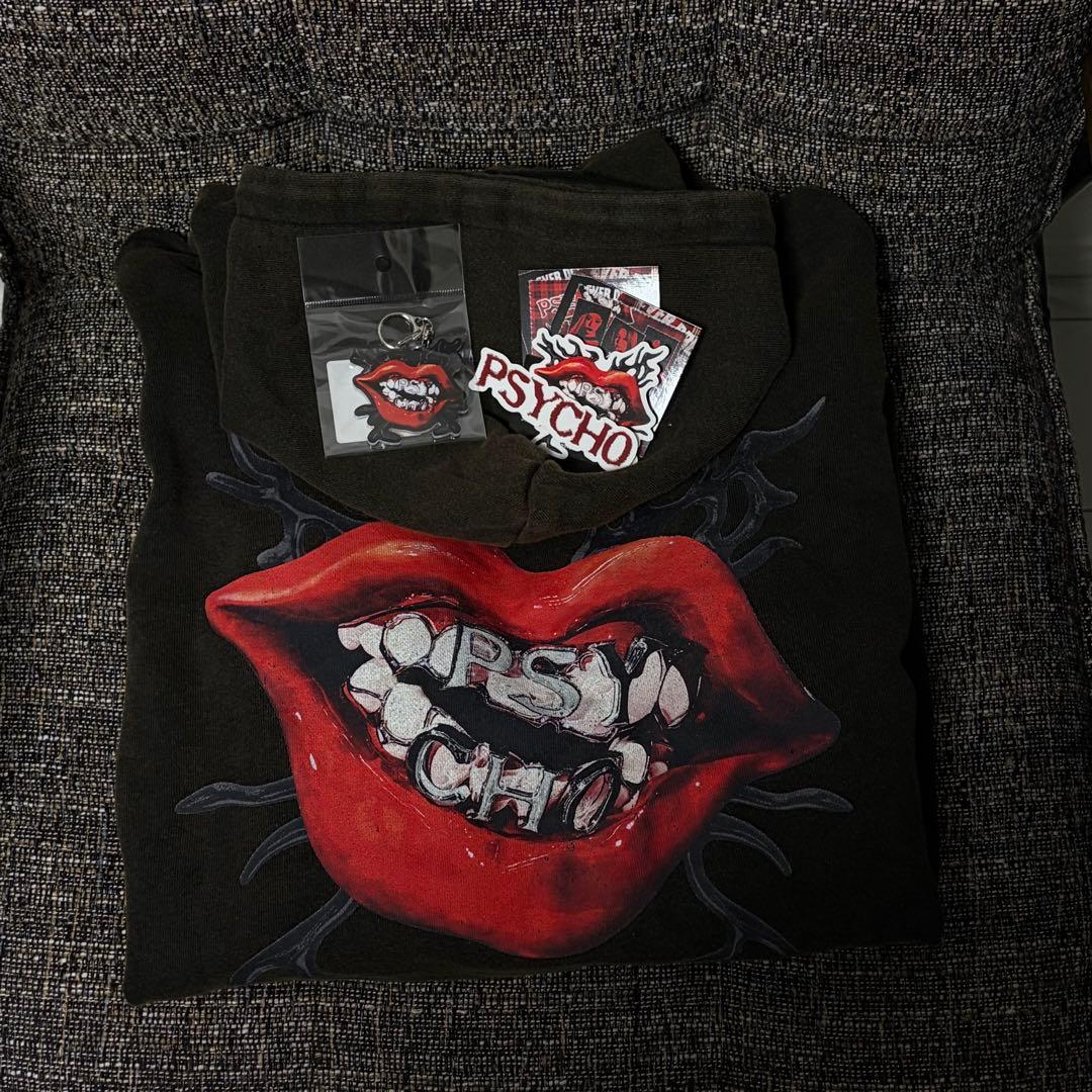 BABYMONSTER PSYCHO フーディー M キーホルダー・ステッカー付