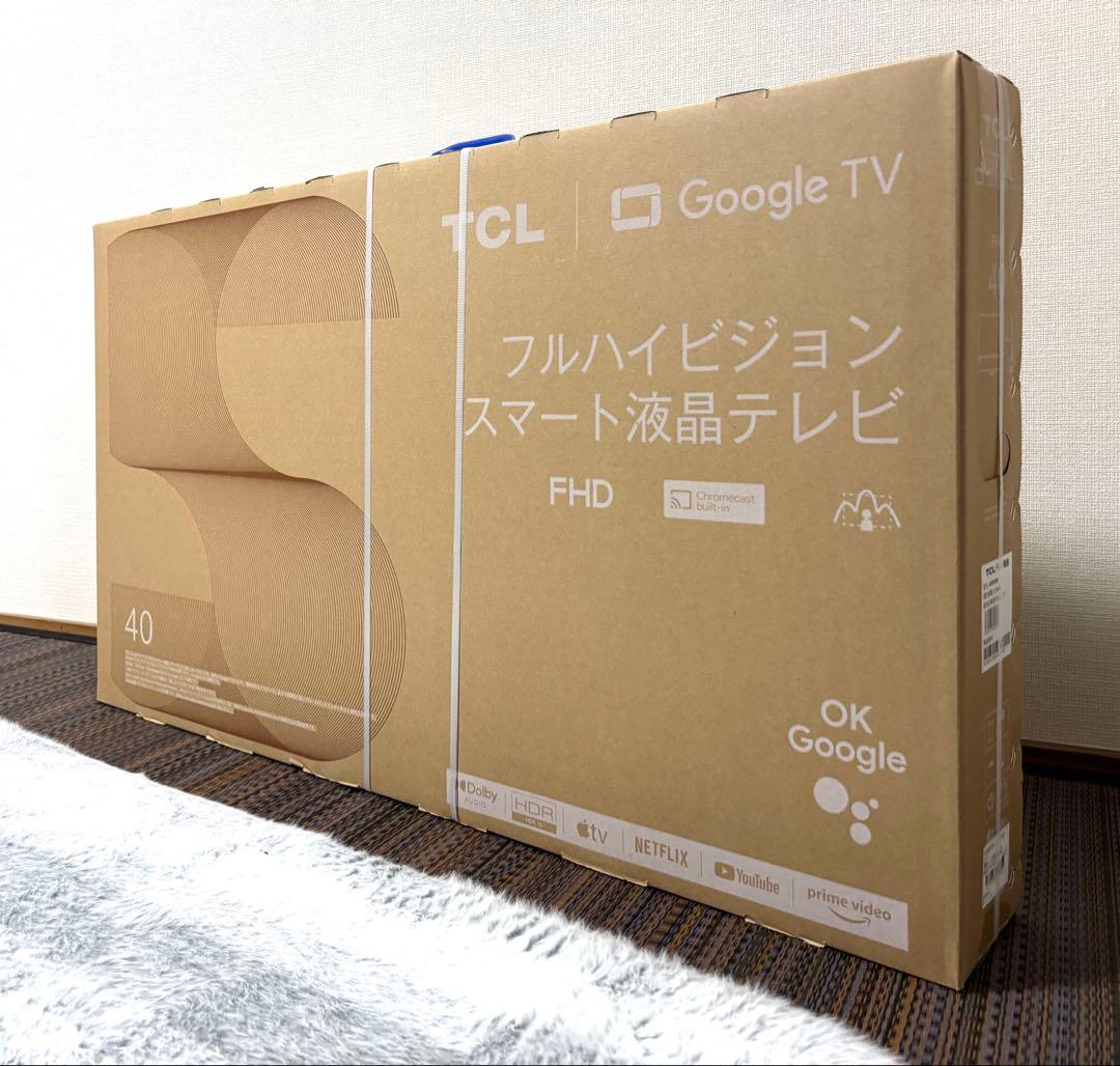 ベ*ド様 新品未開封未使用品1年保証TCLGoogleスマートTV フルハイビジ