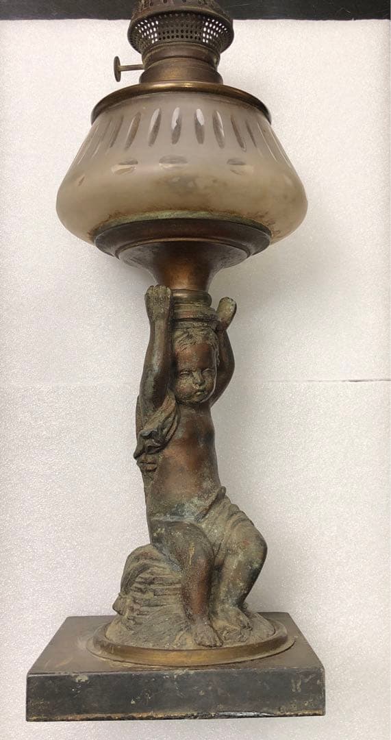 明治〜大正レトロ　オイルランプ アンティーク
