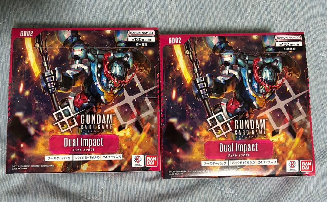 ガンダムカード Dual Impact 2BOX デュアルインパクト 新品未開封