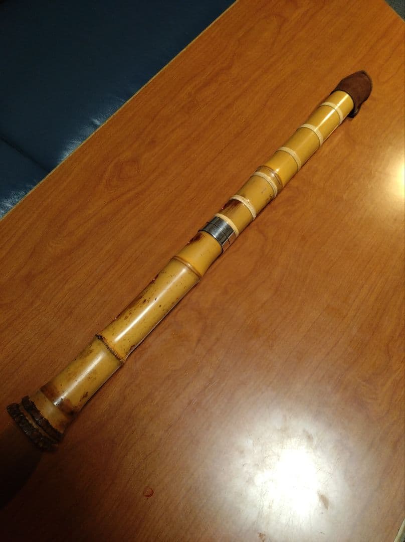 値下げ都山流一尺八寸管　竹仙銘