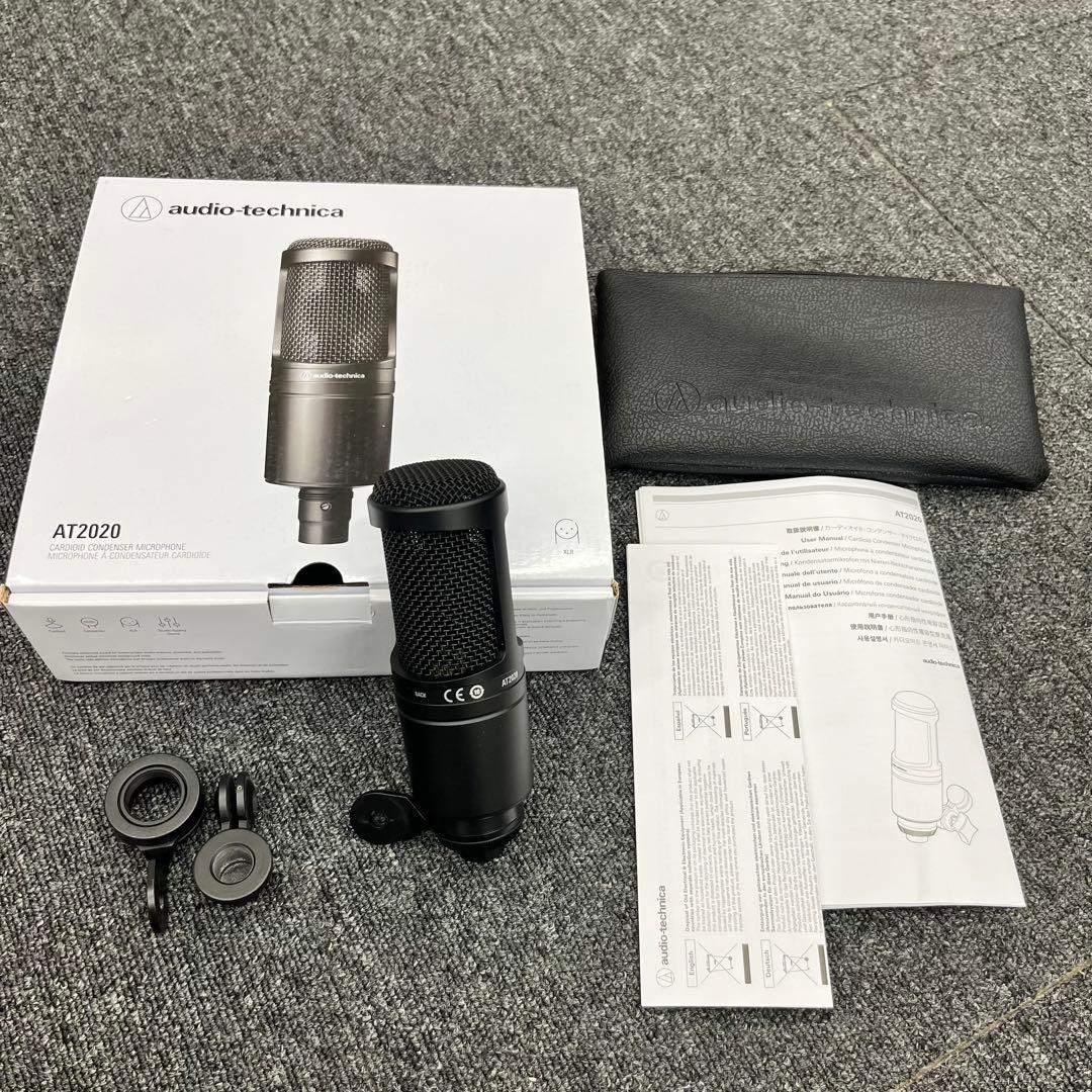 【10545】 オーディオテクニカ コンデンサーマイク パーツ欠品あり