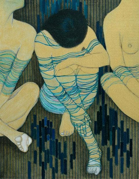 油絵 菅家令子 絵 絵画 インテリア 額付(黒) F6-030314 人物 女性