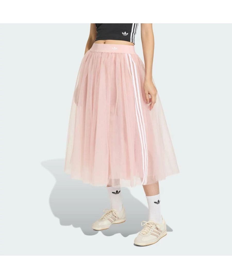 adidas ピンク チュールスカート