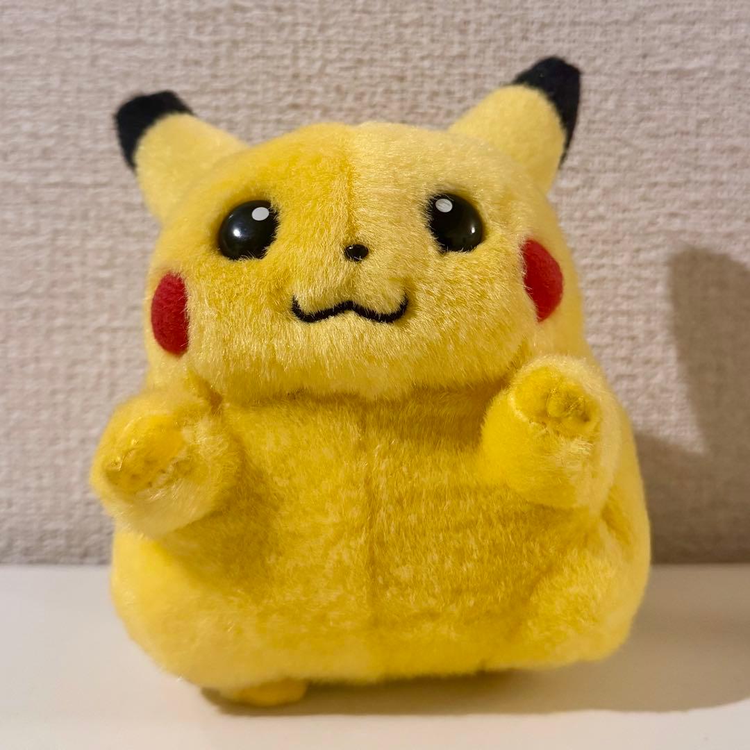 【超美品】TOMY製 最初期 ピカチュウ ぬいぐるみ ポケモン POKEMON