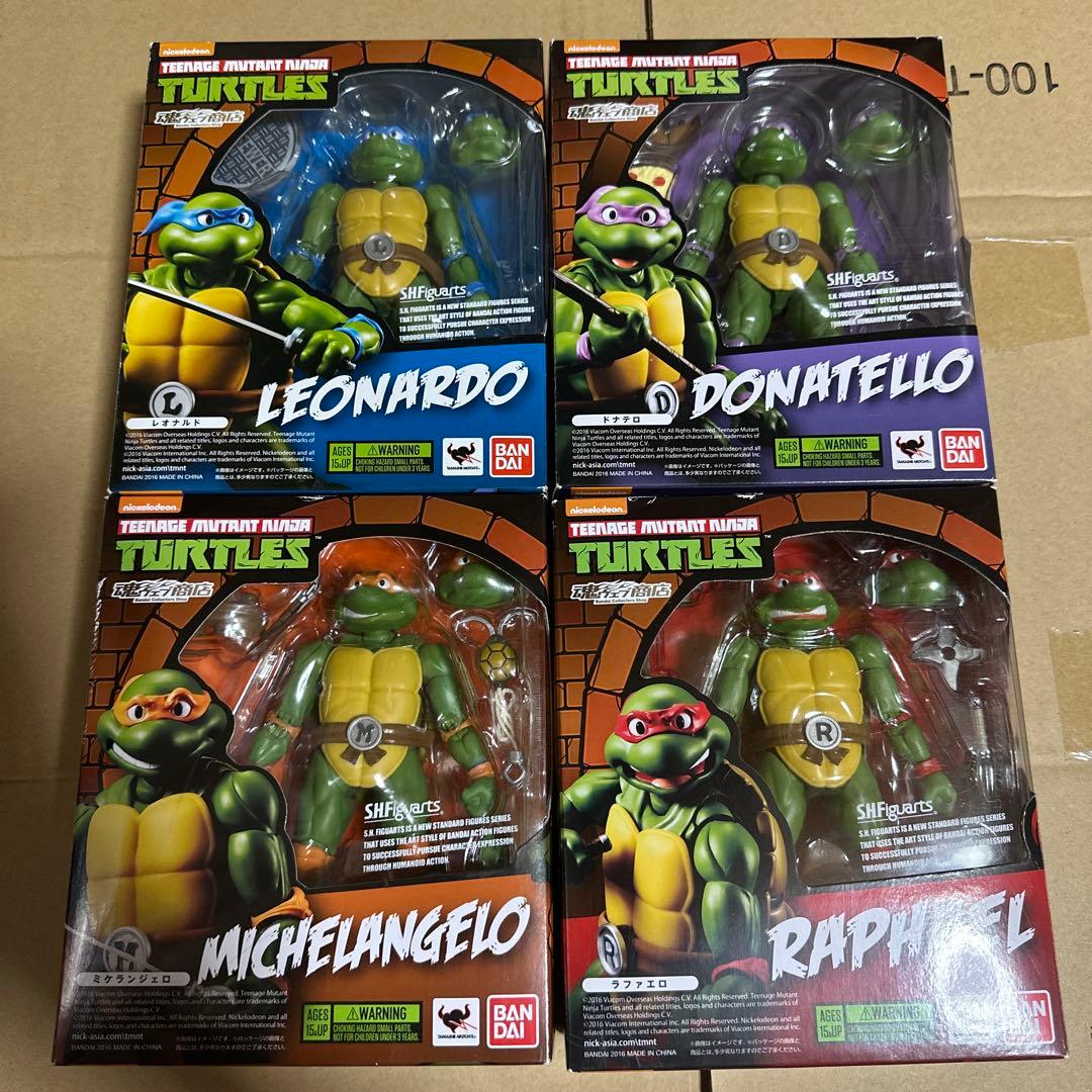 S.H.Figuarts タートルズ　全セット