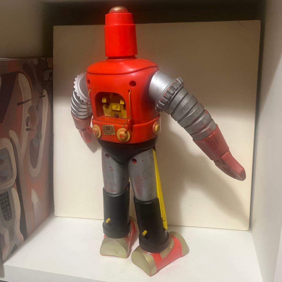 ブルマァク メカニック ブレイザー ソフビ フィギュア 冒険ロックバット 当時物