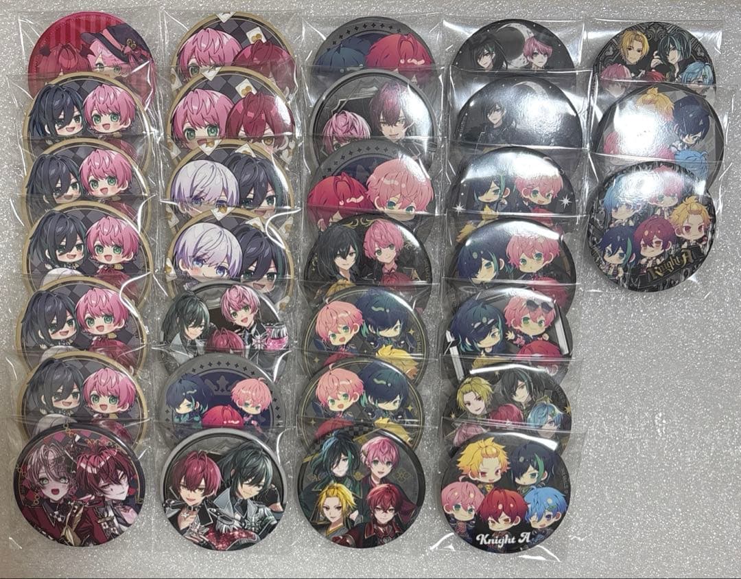 騎士X 騎士A 全員 集合 ペア 缶バッジ