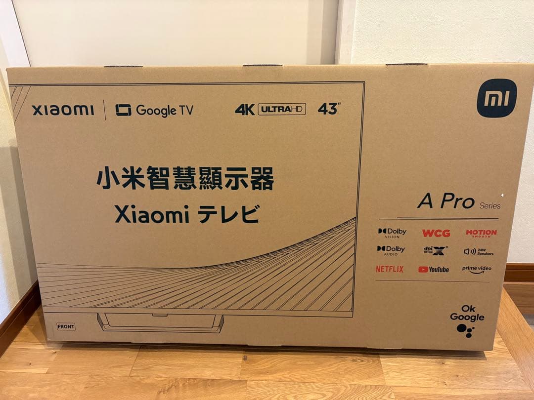 ￼【新品 未使用 未開封】Xiaomi TV A Pro 43インチ 4K