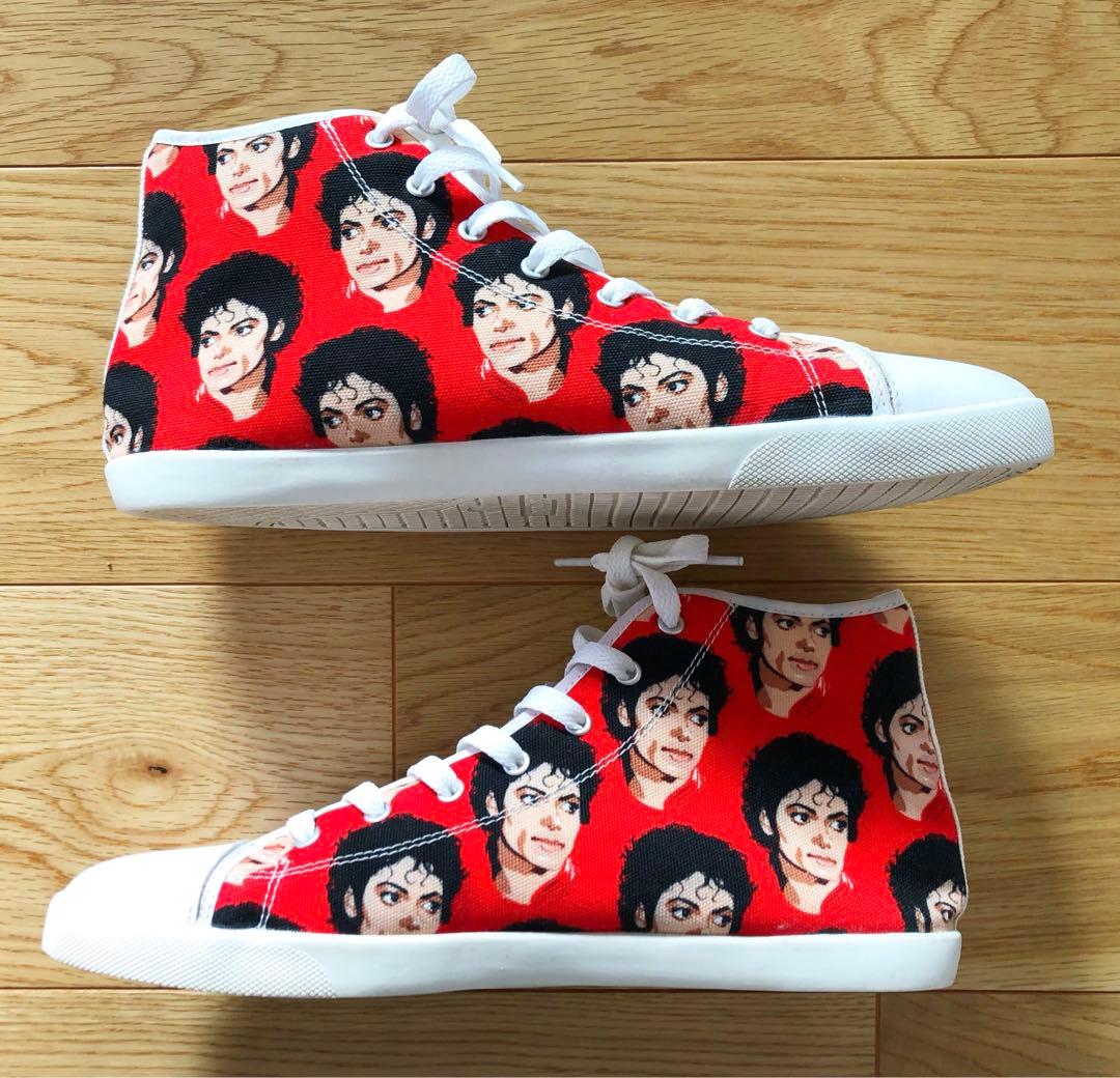 Michael Jackson ハイカットスニーカー 28cmマイケルジャクソン