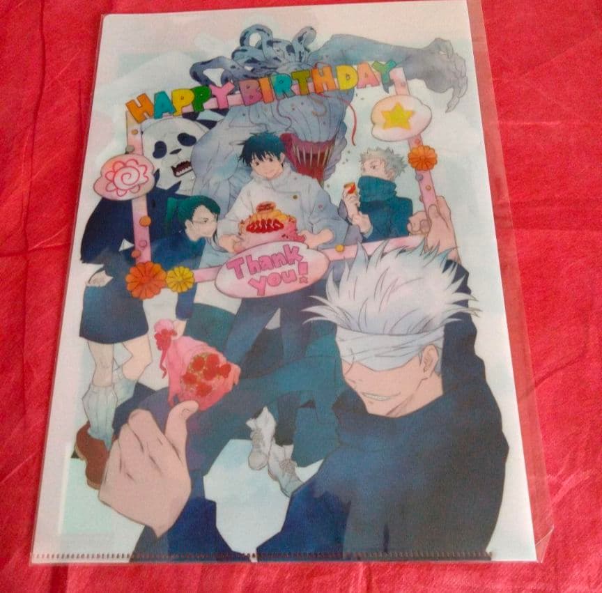◇乙骨憂太　BIRTHDAY　クリアファイル　缶バッジ　ステッカー　2022