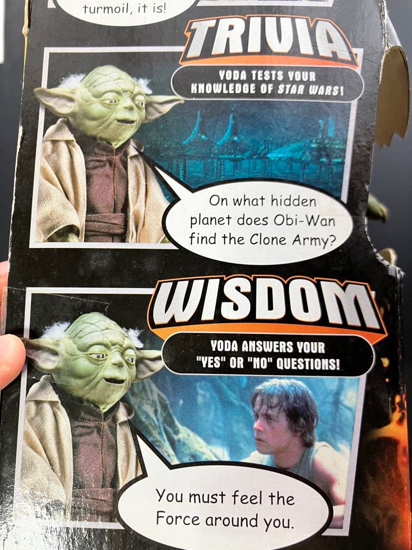 【新品未使用品】スターウォーズ　ヨーダ　トーキング フィギュア