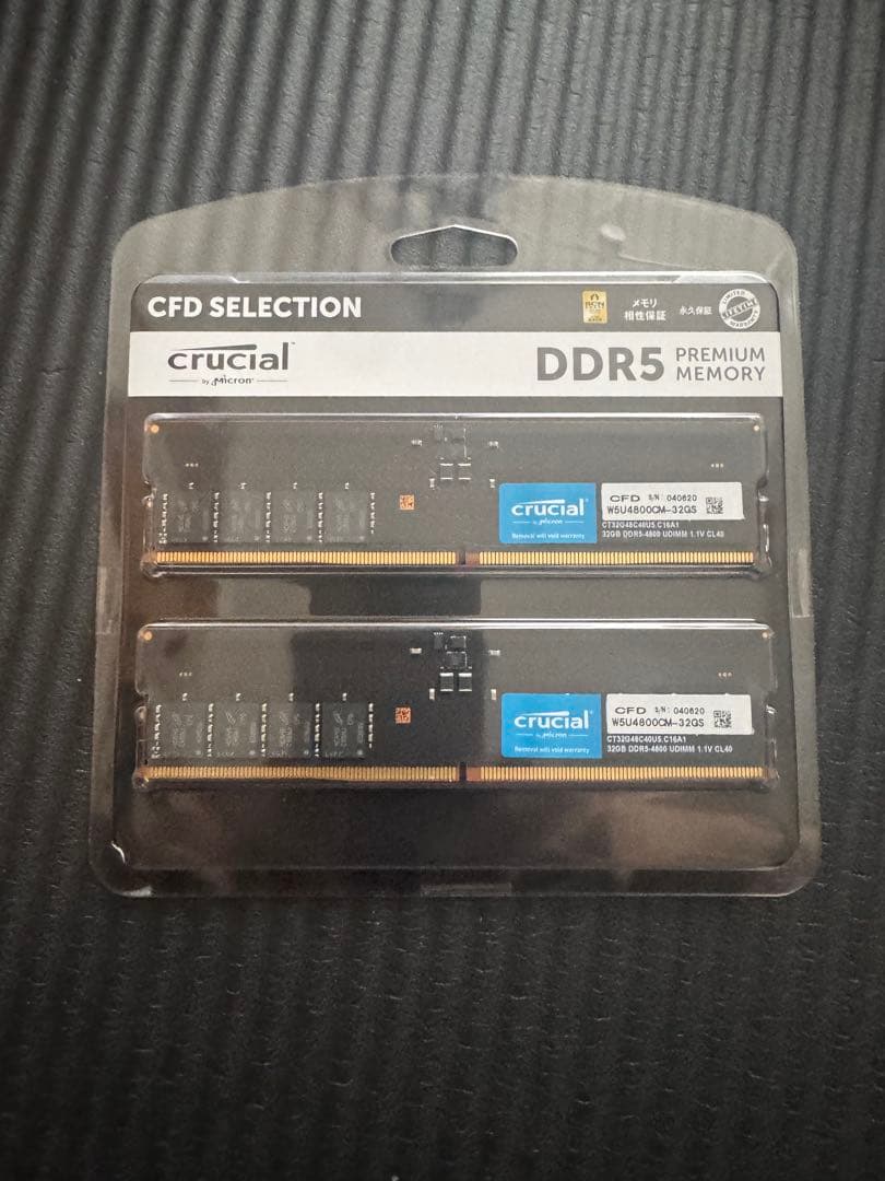 crucial CFD Selection DDR5 32GB 1枚