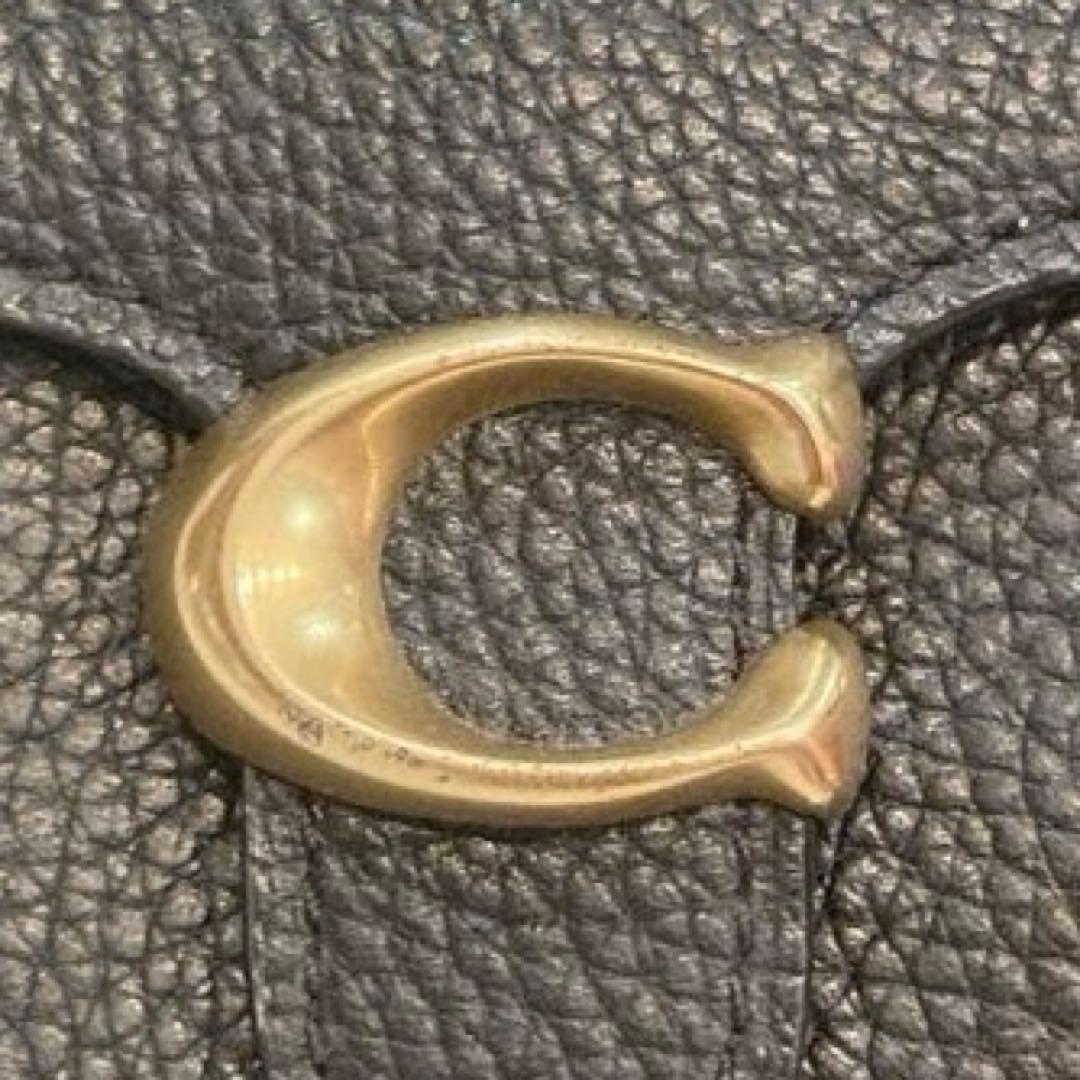 【美品】COACH タビー　スモールウォレット　二つ折り財布　黒