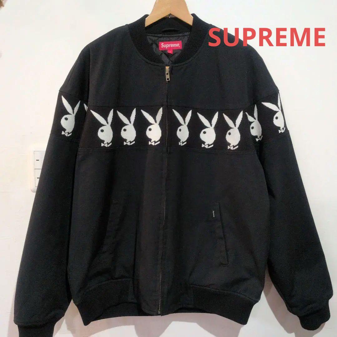 SUPREME × PLAYBOY 中綿ブルゾン L ボンバージャケット