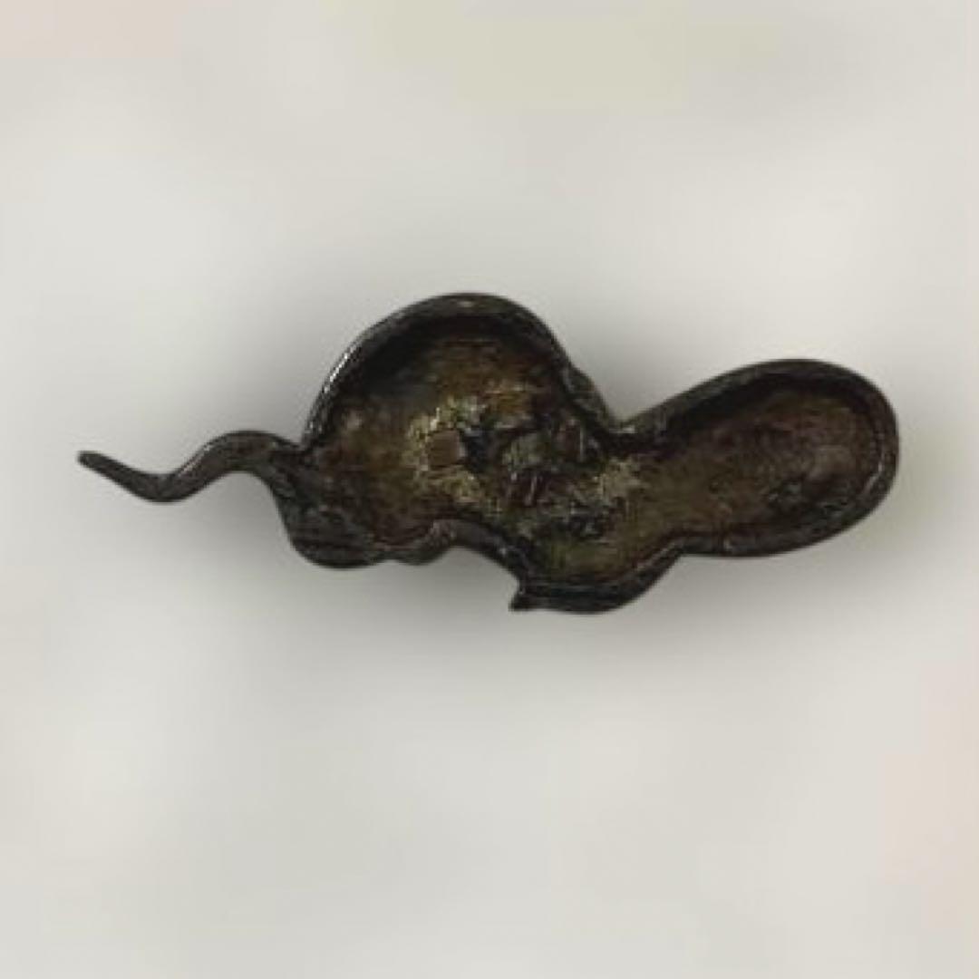 B-57 目貫　片目貫　3個セット　武具　刀装具　時代物　骨董品　美術品　工芸品